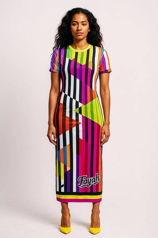 **PRE-ORDER **  FLINT T-SHIRT MAXI DRESS